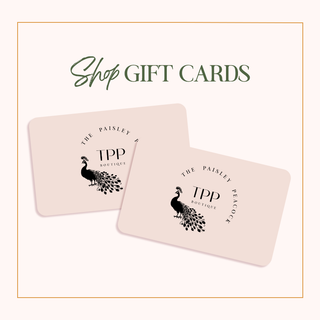 The Paisley Peacock | Gift Cards
