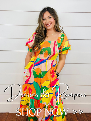 Dresses, Rompers, & Overalls