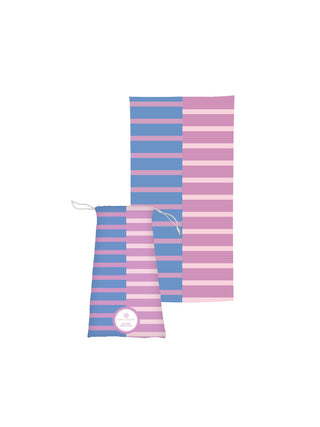 Pink and Teal Beach Towel