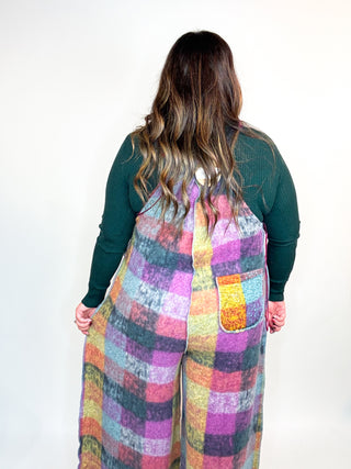 Brushed Checker Overalls