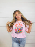 Pink CC Give Thanks Tee