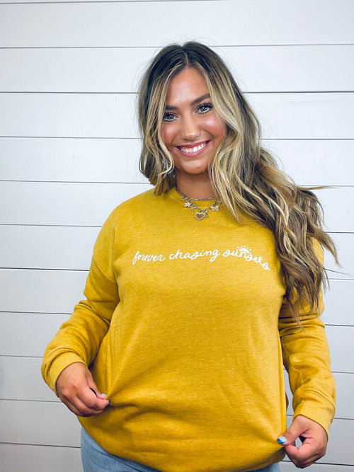 Forever Chasing Sunsets Sweatshirt