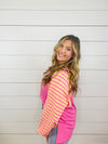 Pink Candy Stripes Top