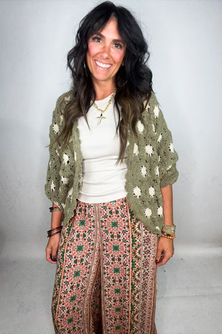 Chenille Me Crochet Cardigan