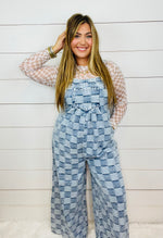 Vintage Checkered Jumpsuit