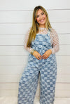 Vintage Checkered Jumpsuit