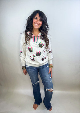 Holly Jolly Half Zip