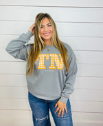 TN Gingham Sweatshirt