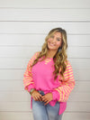 Pink Candy Stripes Top