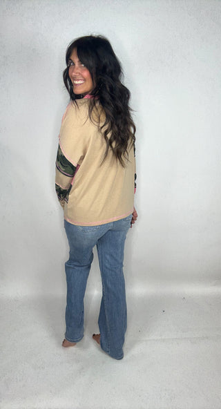 Candy Pink Camo Top