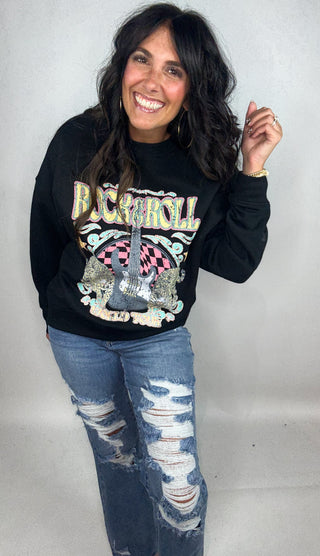 Guitar Leopard Sweatshirt