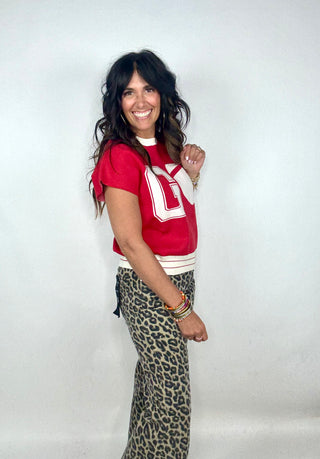 Go Red Football Sweater