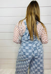 Vintage Checkered Jumpsuit