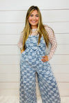 Vintage Checkered Jumpsuit