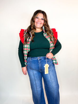 Classic Plaid Puffer Vest