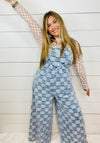 Vintage Checkered Jumpsuit