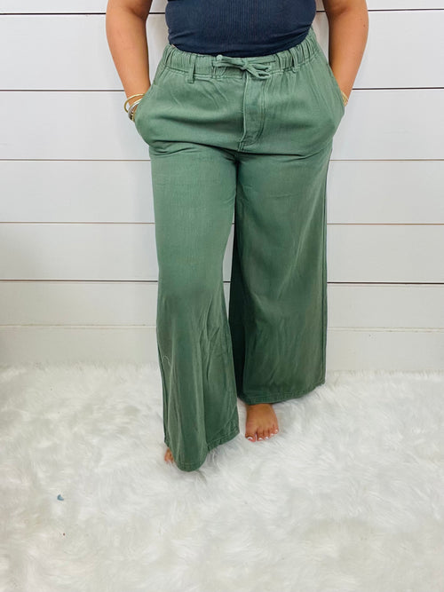 Casual Stay Pant Moss