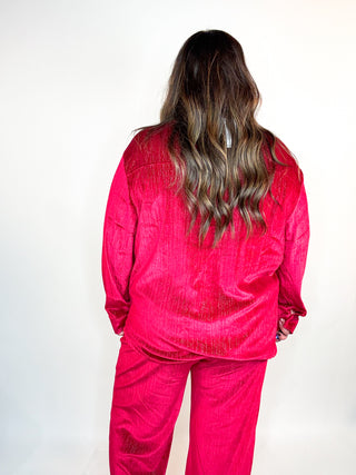 Mistletoe Velvet Top