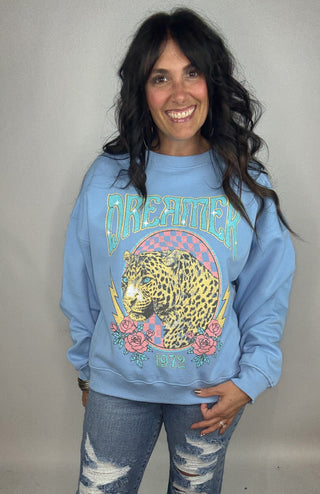 Floral Leopard Sweatshirt