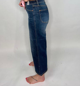 JB Tummy Control Wide Crop Mid Rise Jean