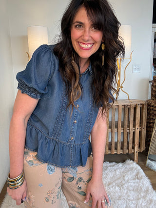 The Denim Daydream Top