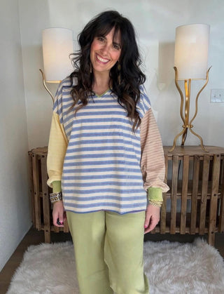 Studio Stripe Top