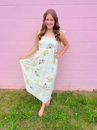 Sun Lit Garden Dress