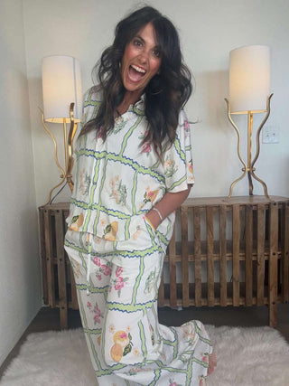 Honeydew Bloom Pant
