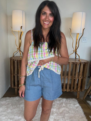 Sweet Picnic Gingham Cami