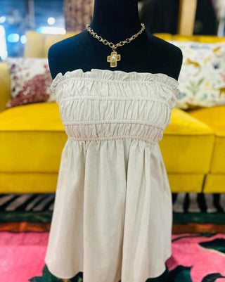 Sweet Serenity Smocked Top